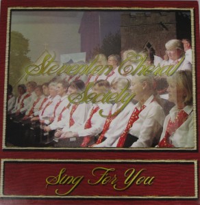 Front cover the the CD, Steventon Choral Society Sing for You