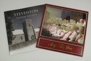 Front covers of two CDs recorded by Steventon Choral Society