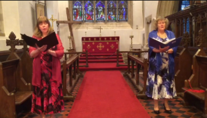 Rebecca Joisce and Helen Pearce sing 'You Raise Me Up'