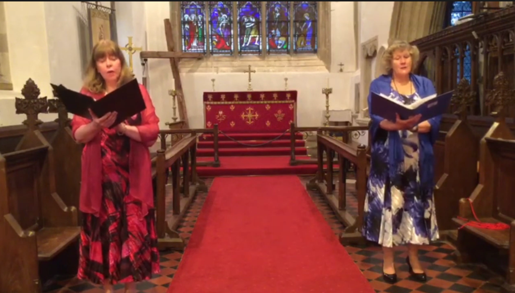 Rebecca Joisce and Helen Pearce sing 'You Raise Me Up'