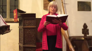 Trish Napper sings the hymn Praise to the Holiest in the Height