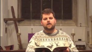 Luke Le Maitre records O Little Town of Bethlehem in Steventon Church for the Virtual Christmas Celebration