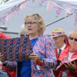 Helen Pearce sings Rule Britannia at the Drayton Jubilee Concert