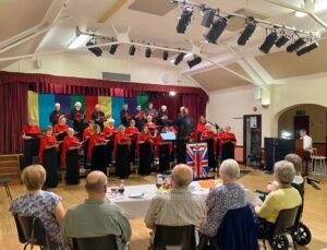 The choir and audience at Steventon Choral Society's Summer Concert on 16 June 2022